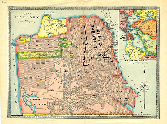 1905 Map of San Francisco