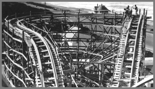 Building the Big Dipper, Playland, San Francisco