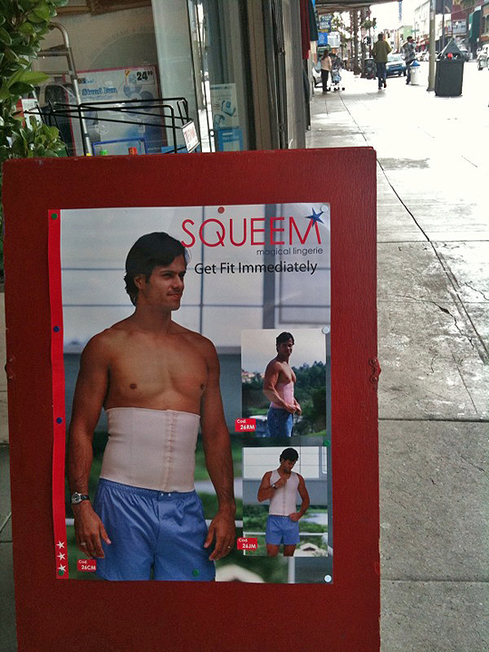 Squeem Man Girdles on Mission Street, San Francisco