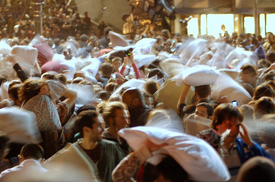 2008 San Francisco Pillow Fight from the Flickr stream of 37 °C