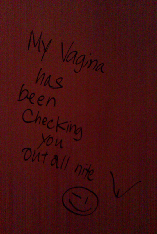 Graffiti in the Ladies Room