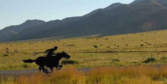 Pony Express Turns 150; photo by bikingantoine