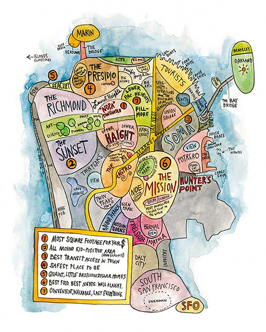 Racist Map of San Francisco?