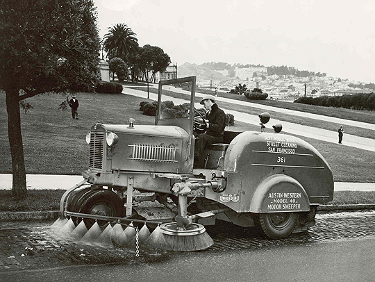 Vintage Street Sweeper, San Francisco